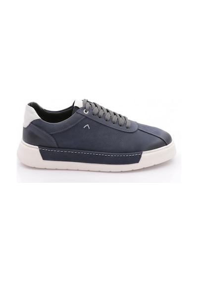 Dgn E58 Erkek Sneakers Ayakkabi Mavi Nubuk