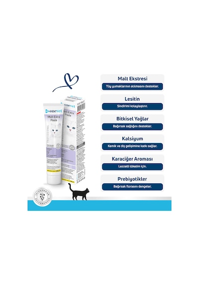 Onevet Kedi Maltı 100 Gr Tüy Yumağı Önleyici Malt Macunu