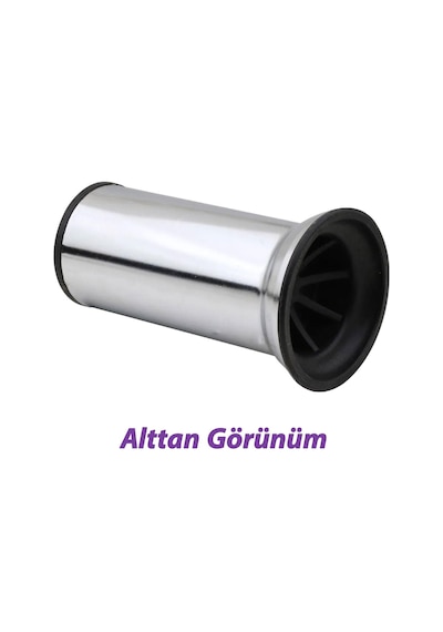 12 Adet Metal Destek Ayağı 12 Cm Krom Mobilya Kanepe Baza Koltuk Ünite Ayakları Metrik 8 Civatalı İnce Diş