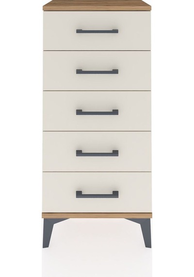 Arges Komodin 5 Çekmeceli 44x30x96 Çam-aytaşı Çam