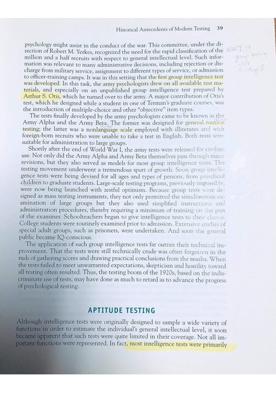 Psychological Testing