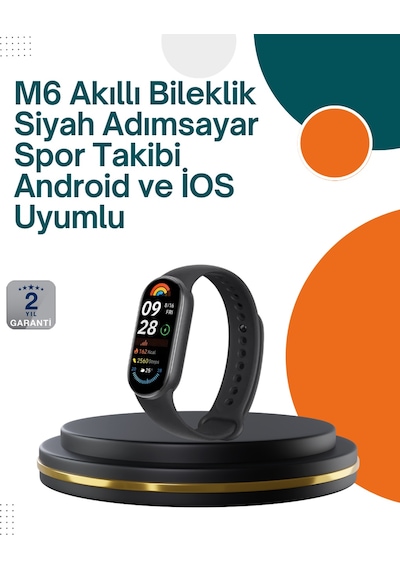 İos Ve Android Uyumlu Akıllı Bileklik - Çok Fonksiyonlu Kullanım