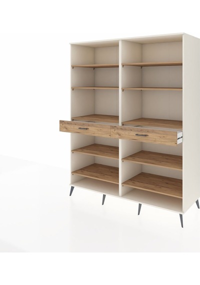 Kronos Gardrop 10 Raflı 2 Çekmeceli 176x59x221 Aytaşı-çam Çam Kronos Gardrop 10 Raflı 2 Çekmeceli 176x59x221 Aytaşı-çam Çam