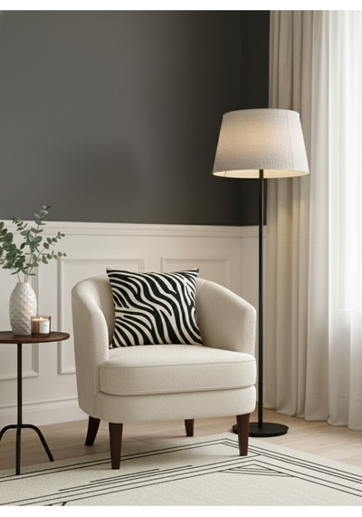 Turkıshrug Kıngdom Zebra Desenli Dekoratif Kırlent Kılıfı 43x43 Cm Siyah Beyaz Modern Tasarım 43 X 43 Çok Renkli