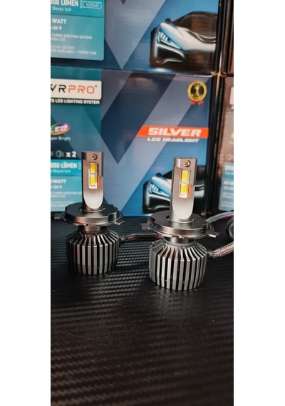 H4 Vrpro Silver Xenon 6000k-6500k Saf Beyaz Işık Led Zenon 18000l