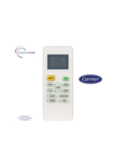 Carrier Premium 42qhg009d8sj Uyumlu Klima Kumandası