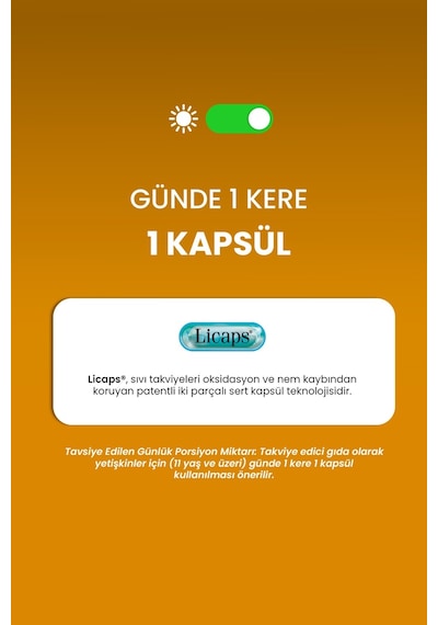 Erbatab Zerdeçal Eki Takviye Edici Gıda 30 Kapsül