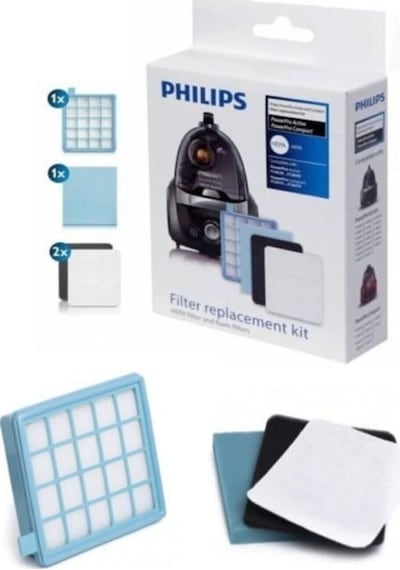 Philips Uyumlu Fc 9323/07 Powerpro Compact  Hepa Filtre Seti (491201351)