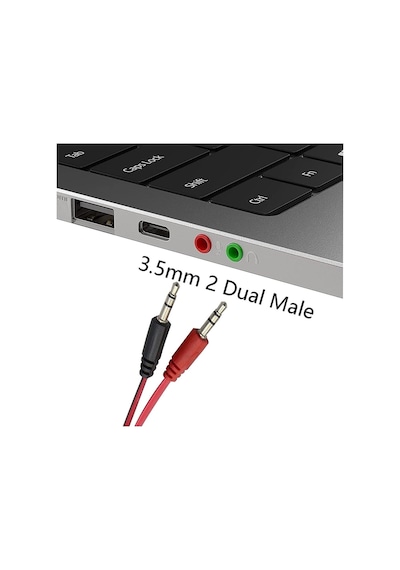 2 Erkek 1 Dişi 3.5mm Kulaklık Mikrofon Ayırıcı