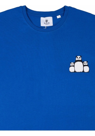 Watchofroyal Panda T-shirt Mavi