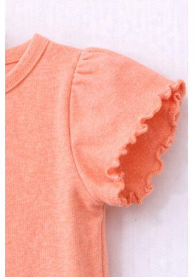 For My Baby Fitilli Kumaş 2 Li Kız Bebek Takım Şortlu Yazlık Pembe3