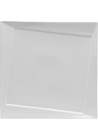 04a+p017192 Leaf Yemek Tabağı, Porselen Açık