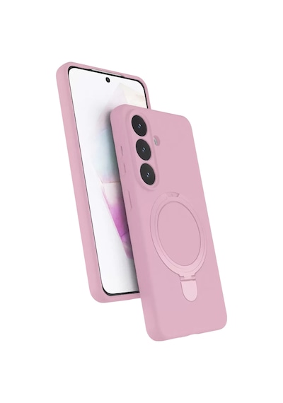 Newface Samsung Galaxy S26 Plus Regal Magsafe Standlı Kapak - Açık Pembe