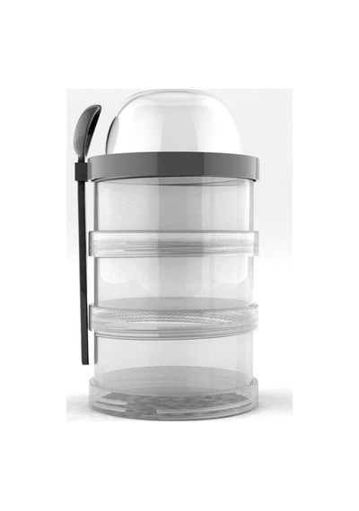 Infinity 200mlx3 + 100 Ml Kaşıklı Yoğurt Kabı Çok Renkli