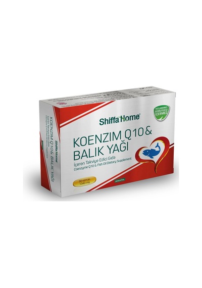 Shiffa Home Koenzim Q10 & Balık Yağı 1340 Mg 30 Softjel