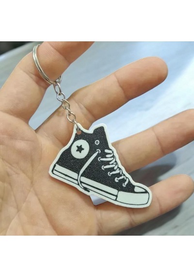Converse All Star Sevimli Figür Karakter Anahtarlık Çok Renkli