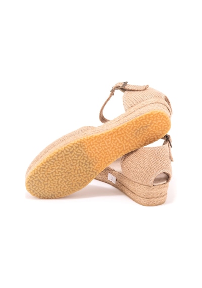 Star Tombis Gerçek Elişi 3cm Arkası Az Açık Hasır Jüt Bantlı Günlük Kız Çocuk Espadril Handmade Hasır