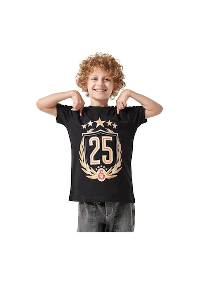 Gsstore Galatasaray 25 Şampiyonluk Çocuk T-shirt - C251351-10639 SIYAH