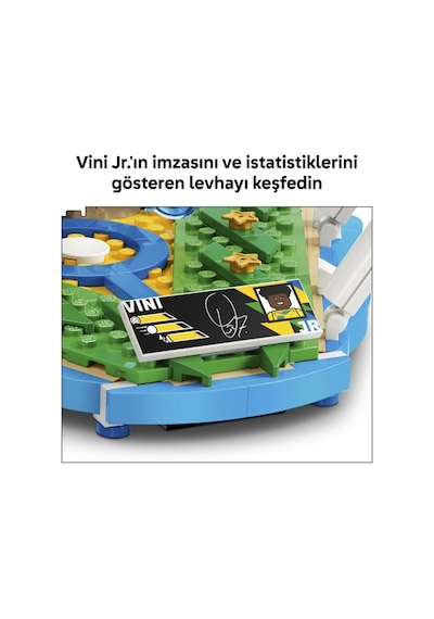 LEGO® Editions Vini Jr. – Unutulmaz Futbol Anları 43027 - 10 Yaş ve Üzeri Çocuklar için Yaratıcı Oyuncak Yapım Seti (510 Parça)