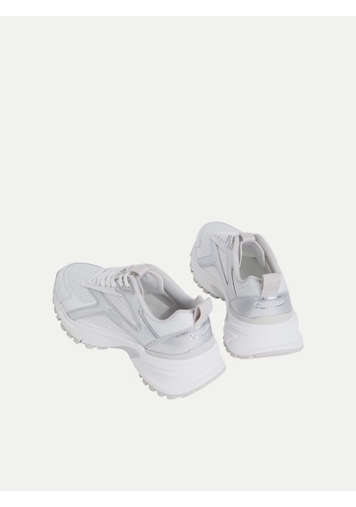 Calvin Klein Hw0hw0314005y Hike Run Ckstripe Mesh Met Kadın Günlük Ayakkabı Beyaz