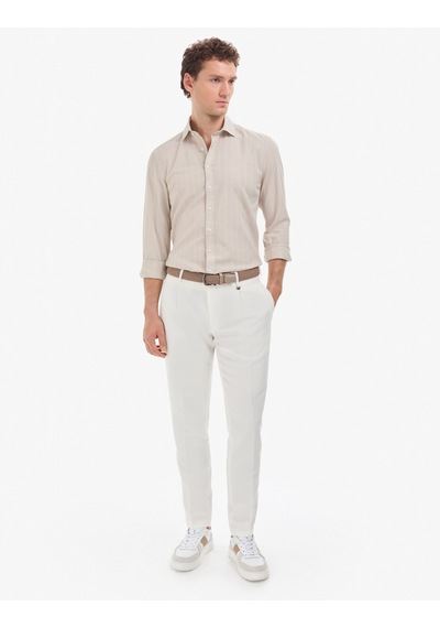 Pierre Cardin Erkek Bej Gömlek Desenli 50325330-vr011