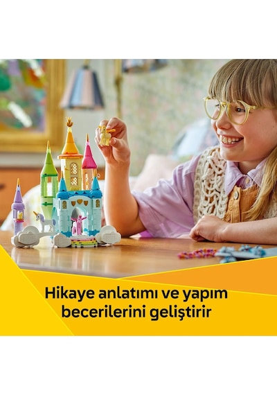 Creator 3'ü 1 Arada Tek Boynuzlu At Kalesi 31175 - 8+ Çocuklar İçin Oyuncak Yapım Seti 390 P