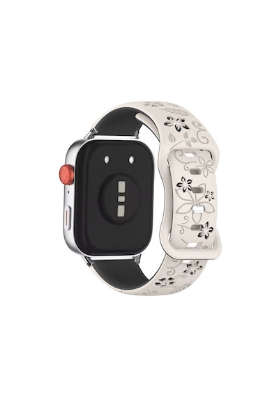 Redmi Watch 5 Active Redmi 5 Lite İle Uyumlu Floraflex Çiçek Desenli Silikon Kordon