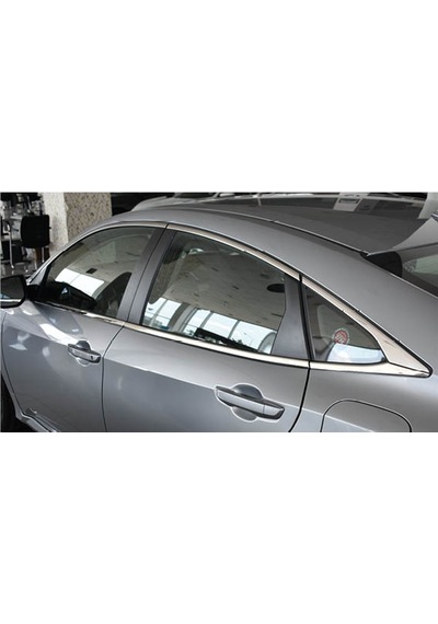 Honda Civic Fc5 Uyumlu Krom Cam Çerçevesi 2016+