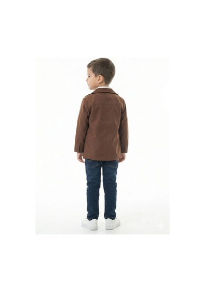 Xo Kids Erkek Çocuk 4lü Alt Üst Takım 2-5 Yaş 12201 Koyu Kahverengi