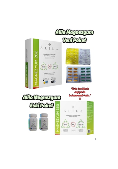 Magnezyum Ve Vitamin B6 İçeren Takviye Edici Gıda Toplam 60 Kapsül 30 Gece 30 Gündüz