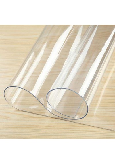 Şeffaf Pvc 1.7 MM Kalın Masa Örtüsü Kaymaz Koruyucu