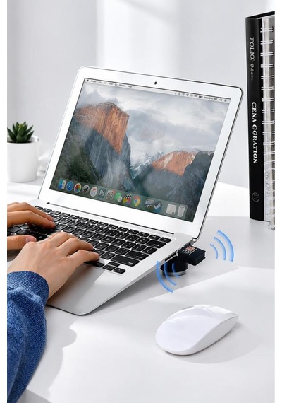 Mini Wifi Adaptör Usb 2.0 600 Mbps Kablosuz Alıcı Yd48 Siyah