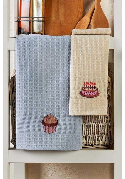 6 Parça Mutfak Kurulama Bezi 40 X 60 Cm Cake - Mh01149-1 - Beden: Mh01149/1 Çok Renkli