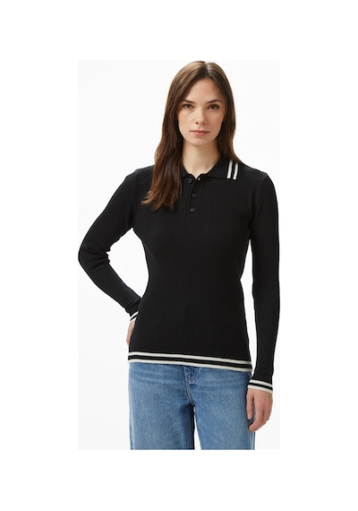 Nautica Kadın Siyah Classic Fit Uzun Kollu Polo Yaka T-shirt Düz 57k113t Siyah Nautica Kadın Siyah Classic Fit Uzun Kollu Polo Yaka T-shirt Düz 57k113t Siyah