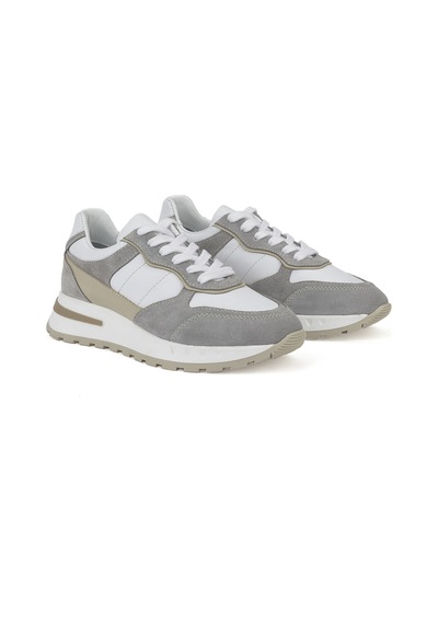 Ziya, Kadın Hakiki Deri Sneaker 1431000z6020 Beyaz 1431000z6020 500 Beyaz