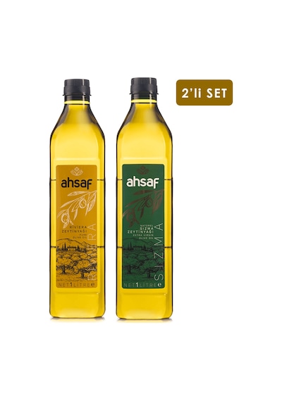 Riviera Zeytinyağı 1l Pet + Natürel Sızma Zeytinyağı 1l - Pet 2'li Ekonomik Paket