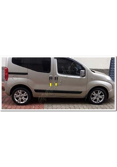 Woc Chrome Fiat Fiorino Krom Kapı Kolu 2008 Sonrası 4 Kapı 8  Parç