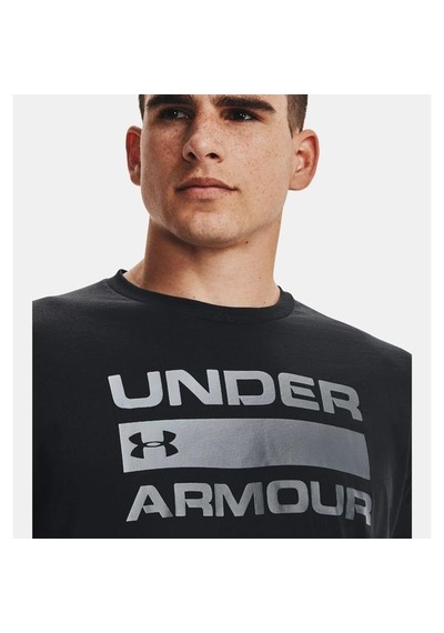 Under Armour Team Issue Wordmark Erkek Siyah Tişört Siyah