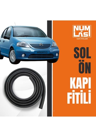 Citroen C3 1.nesil Sol Ön Kapı Fitili-a Kalite-numlas-nm3481