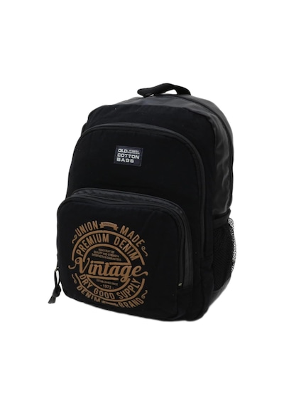 15mins Old Cotton Cargo 7184 Revilla Sırt Okul Günlük Seyahat 15 İnç Laptop Notebook Tablet Çantası Siyah Siyah 12 Gri