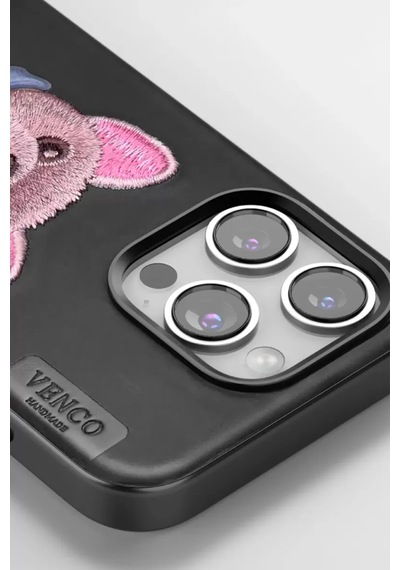 Venco Apple İphone 16 Pro Cute Desenli Kapak - Lacivert