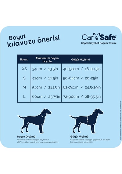Company Of Animals Carsafe Köpek Harness Araba Seyahat Göğüs Tasması, Medium Siyah