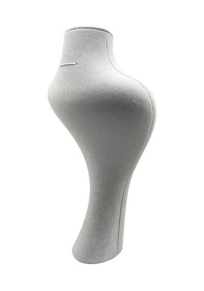 Yerli Üretim Zeus Model Süet Kumaş Gri Renk 42 / 22 Cm Takım Kolye Sergileme Mankeni Çok Renkli