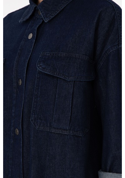 U.s. Polo Assn. Kadın Mavi Gömlek Jean 50291123-dn0022 Çok Renkli