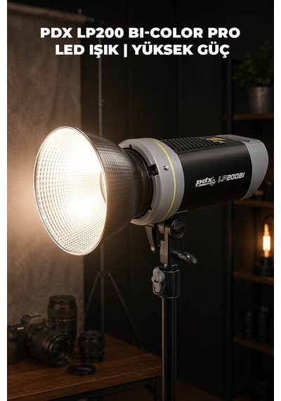 Pdx Lp-200 Bi-color Pro Led Işık Yüksek Güç Profesyonel Stüdyo