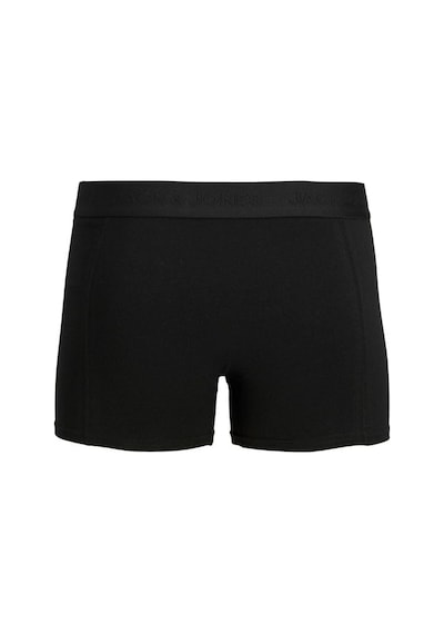 Jack & Jones Jack&jones 12127816 Jacwaıstband Trunks 3 Pack Black Erkek Boxer Siyah