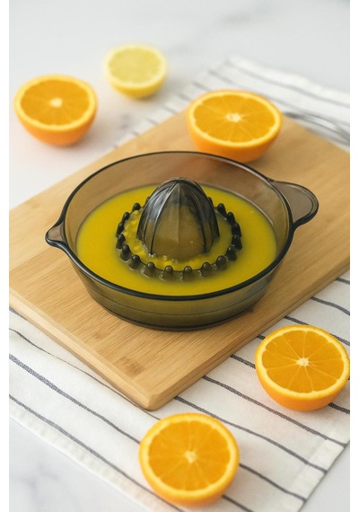 Akrilik Füme Narenciye Limon & Portakal Sıkacağı Pratik Portakal Sıkacağı Akrilik Diğer