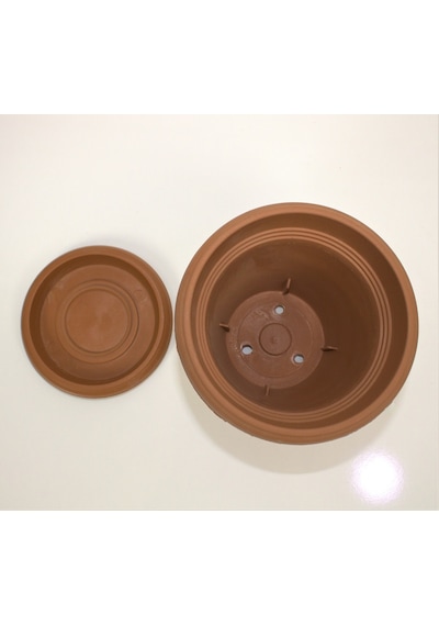 2,5 Lt Tabaklı Saksı Villa Saksı Tabaklı Villa Saksı Çiçek Saksı