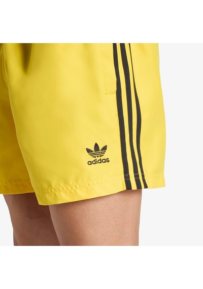 Adidas Adicolor 3 Striped 13cm Erkek Sarı Deniz Şortu Jz8473 Çok Renkli