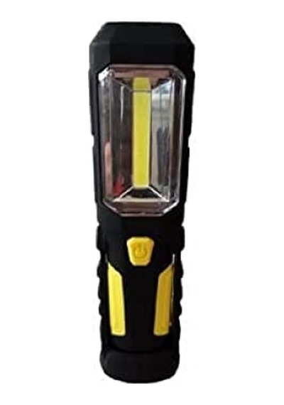 Pilli Cob Led Çalışma Lambası - 3w Cob + 1w Led